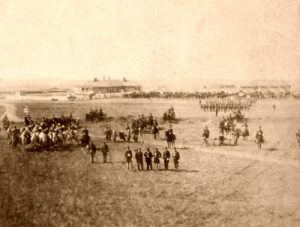 Fort Harker, Kansas by Alexander Gardner, 1867.
