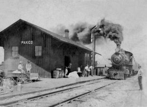 Chicago, Rock Island and Pacific Railway in Paxico, Kansas.