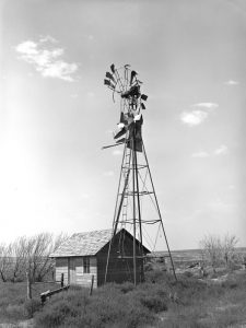 Abandoned farm near Syracuse, Kansas by Russell Lee, 1939.