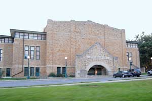 Baker University Memorial Hall in Baldwin, Kansas by Kathy Alexander.