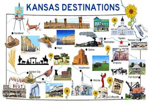 Kansas Destinations Map