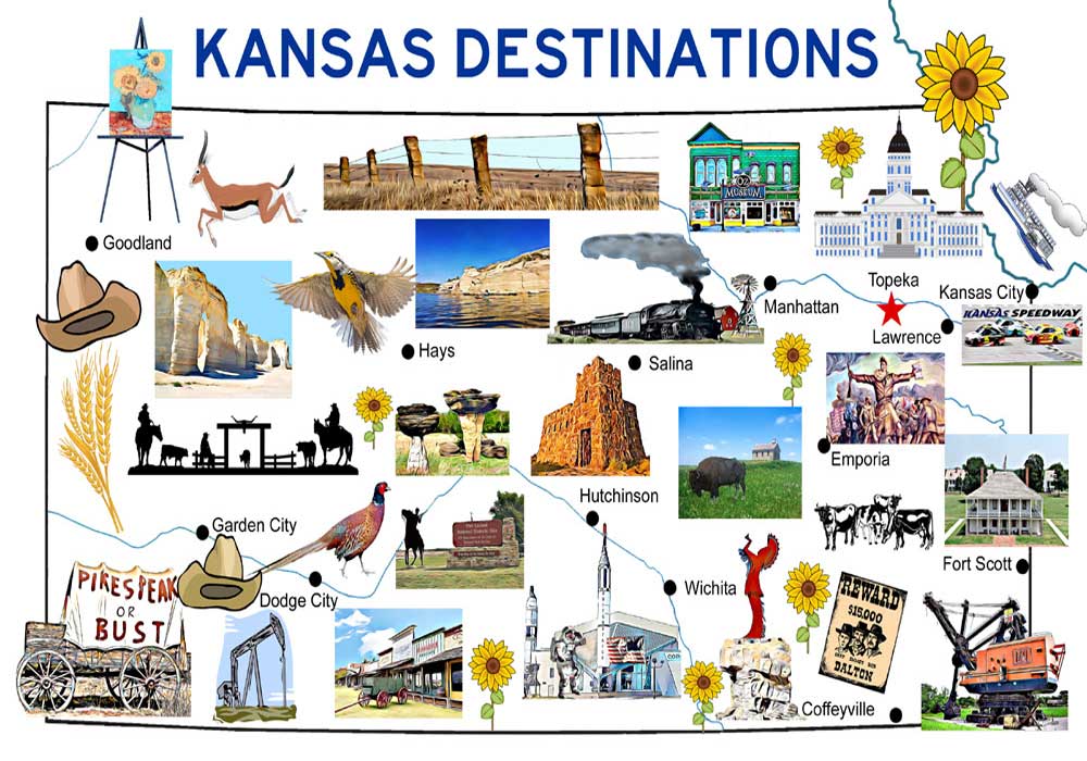 Places And Destinations In Kansas Legends Of Kansas