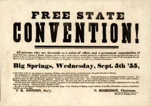 Free State convention, Big Springs, Kansas