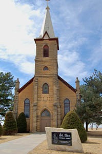 St. Ann Church in Walker, Kansas by Kathy Weiser-Alexander.