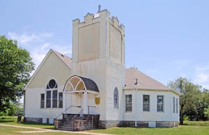 Though there were once several churches in Neosho Falls, the only one left today is the Methodist Church, Kathy Weiser-Alexander.