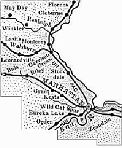 Riley County, Kansas Map 1899