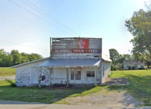 The old general store in Bonita, Kansas still stands. Photo courtesy Google Maps.