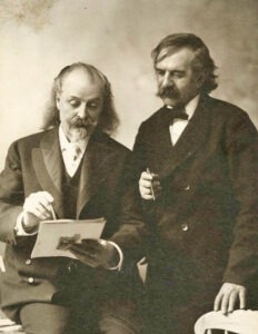 Buffalo Bill Cody and Henry Inman, 1890s.