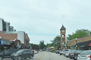Old downtown Overland Park, Kansas by Kathy Alexander.