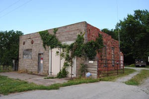 Old building in what was once Pleasant Grove, Kansas by Kathy Alexander.