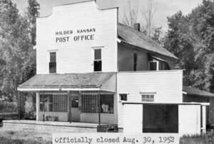 Wilder, Kansas Post Office