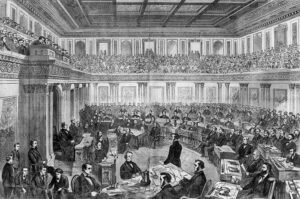 President Andrew Johnson Impeachment Trial.
