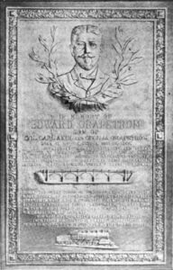 Edward Grafstrom bronze tablet