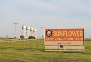 Sunflower Ammunition Plant courtesy Wikipedia.