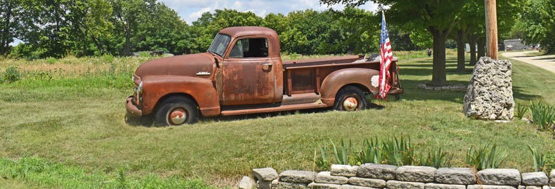An old truck in Bala, Kansas by Kathy Alexander.