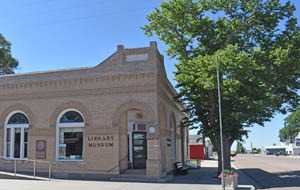 Library-Museum in Brewster, Kansas by Kathy Alexander.