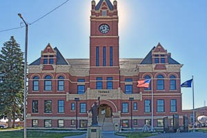 Thomas County, Kansas courthouse in Colby by Kathy Alexander.