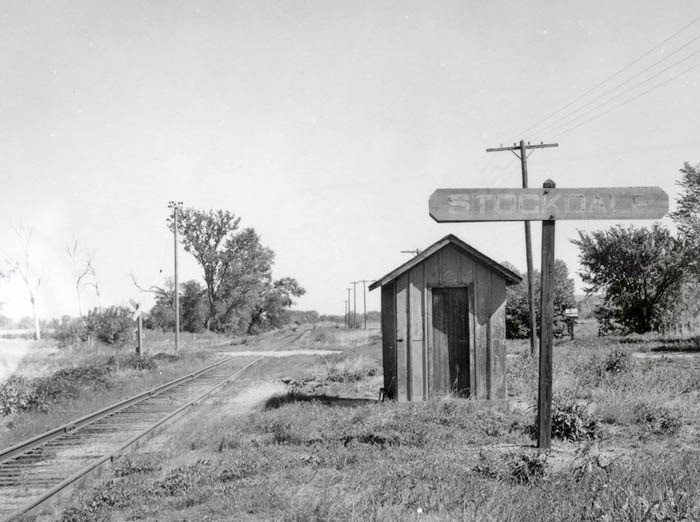 Stockdale, Kansas Railroad Sign