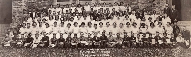 Douglas County, Kansas 34th Annual Graduation Excercises, 1923.