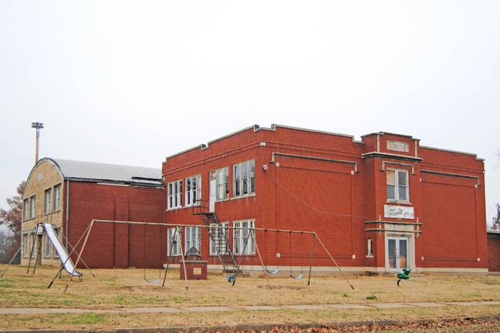 Fulton School in Bourbon County, Kansas by Kathy Alexander.