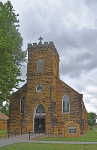 A beautiful church in Glasco, Kansas by Kathy Alexander.