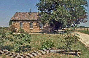 Harmony School, Douglas County, Kansas courtesy Google Maps.