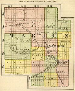 Marion County Map, 1878