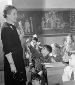 School teacher, 1943.