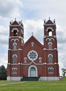 St. Joseph, Kansas Catholic Church by Kathy Alexander.