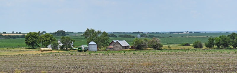 A farm near the old town of St. Joseph, Kansas by Kathy Alexander.