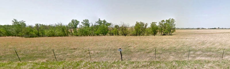 Waldeck, Kansas General Area today, courtesy Google Maps.