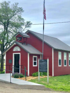 Little Red Schoolhouse in Beloit, Kansas.