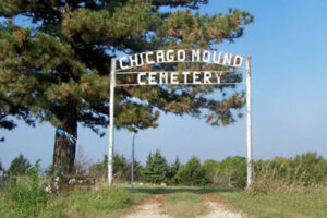 Chicago Mound Cemetery, Lyon County, Kansas.