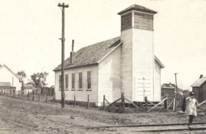 Colored Baptist Church in Croweburg, Kansas.