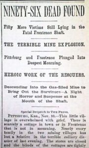Some newspapers greatly over estimated the lives taken in the Frontenac Mine Disaster.