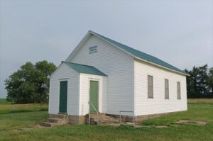 Harbough School in Waterville, Kansas.