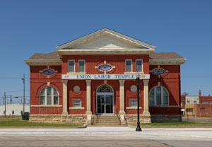 The Labor Temple in Hutchinson, Kansas was once a Carnegie Library by Carol Highsmith.
