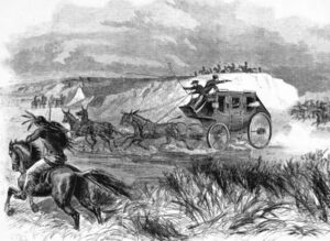 Attack on the Butterfield Overland Despatch.