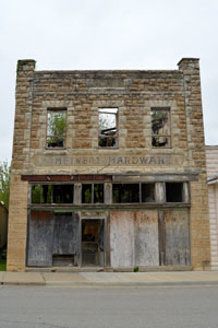 An old building in Easton, Kansas by Kathy Alexander.