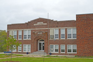 An old school in Easton, Kansas by Kathy Alexander.