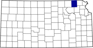 Nemaha County, Kansas Location.