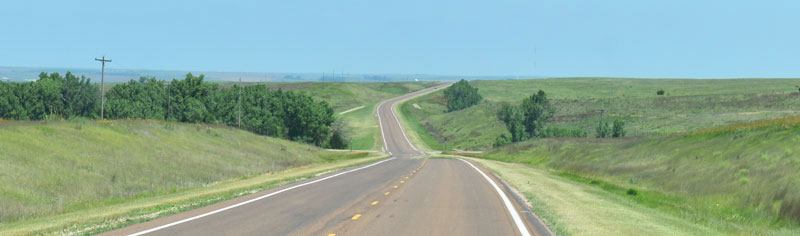 Trego County, Kansas landscape by Kathy Alexander.