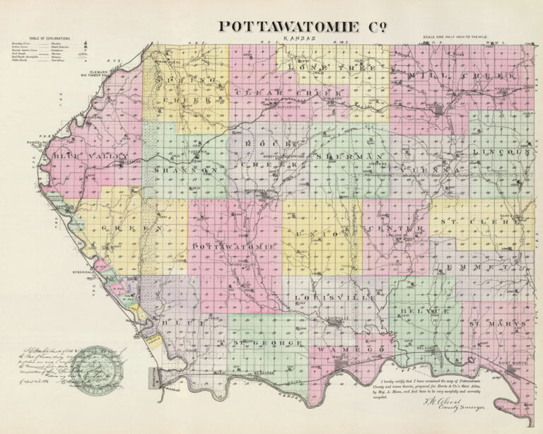 Extinct Towns in Pottawatomie County, Kansas Legends of Kansas