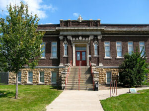 Carnegie Library building in Argentine, Kansas courtesy Wikipedia.