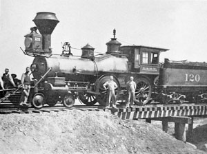 Burlington & Missouri River Railroad, 1886.