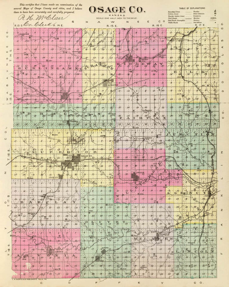 Osage County, Kansas – Legends of Kansas