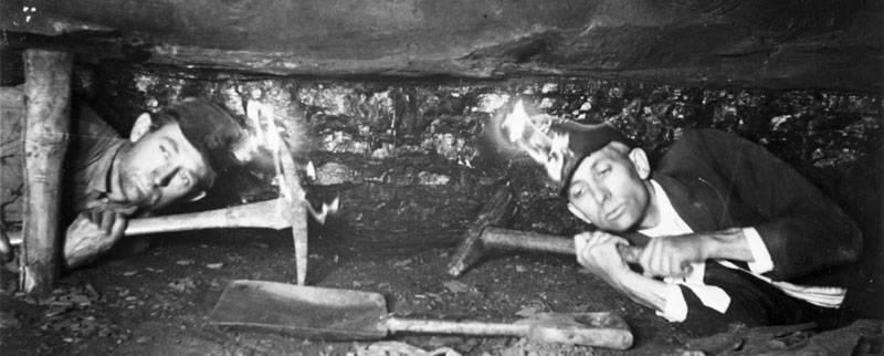 Coal miners in Osage county, Kansas.