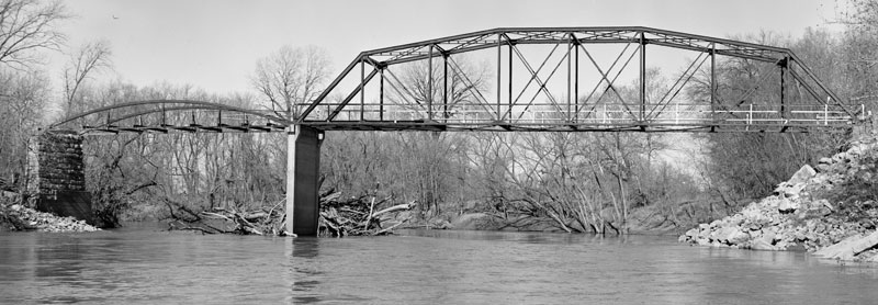 The 1871 Parker Truss Bridge southeast of Coffeyville was demolished in the 1980s.