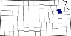 Shawnee County, Kansas Location.