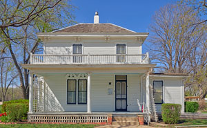 President Dwight D. Eisenhower home in Abilene Kansas by Carol Highsmith.